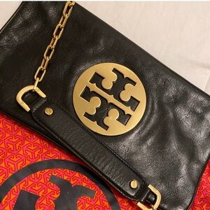 Tory Burch Shoulder Bag Clutch black Original Vintage
